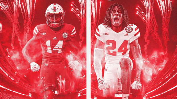 Dylan Rogers and Eric Fields linebackers Nebraska